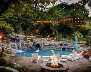 Silver Leaf Lawn poolside